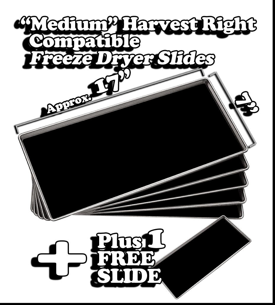 Medium Freeze Dryer Tray Savers Slides 5 (Plus 1 bonus)